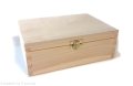 Pudełko drewniane z zamknięciem 22 cm