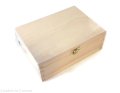 Pudełko drewniane z zamknięciem 22 cm