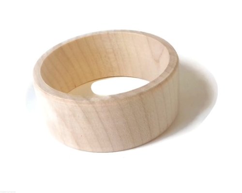 Bransoletka drewniana prosta 30 mm 