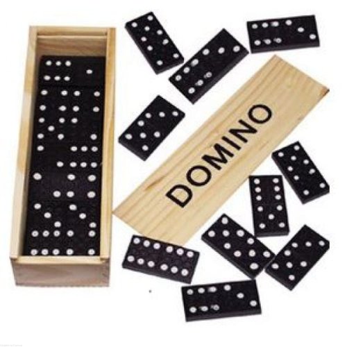 Domino czarno-białe