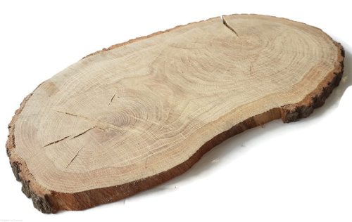 Dąb szlifowany 20-25cm / 2 cm podłużne nieregularne kształty