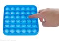 Mata Sensoryczna Antystresowa PUSH POP BUBBLE terapia SI niebieska