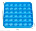 Mata Sensoryczna Antystresowa PUSH POP BUBBLE terapia SI niebieska