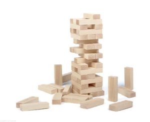 Wieża JENGA gra klocki naturalne POLSKIE Brik