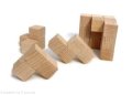 Kostka LOGICZNA układanka Klocki naturalne POLSKIE Brik