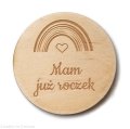Tabliczki do zdjęć TĘCZA zestaw 15 szt z woreczkiem Sesja foto Baby Shower