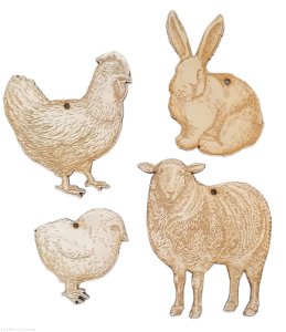 Zawieszka świąteczna ZESTAW 4 sztuk Wielkanoc