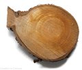 Plaster drewna Grusza nieszlifowana 14-20 cm / 2 cm z ubytkami kory, z pęknięciem