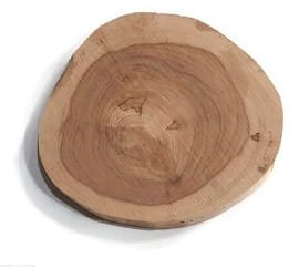 Plaster drewna Czereśnia szlifowana 12-14 cm / 2 cm -  bez kory