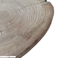 Plaster drewna Dąb bez kory OLEJOWANY szlifowany 30-35 cm / 3 cm z pęknięciem