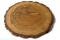 Plaster drewna Dąb z korą OLEJOWANY szlifowany 30-35 / 2,5 cm