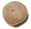 Plaster drewna Akacja bez kory OLEJOWANA szlifowana 17-20 cm / 2 cm - z pęknięciem