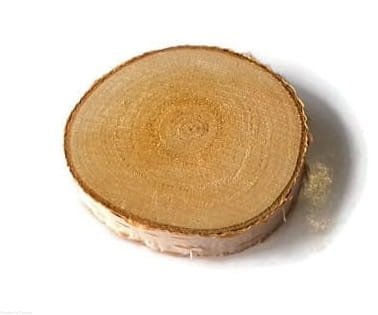 Plaster drewna Brzoza nieszlifowana 4-6 cm / 1 cm 
