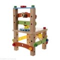 Krzesło drewniane DIY do samodzielnego złożenia Zabawka edukacyjna
