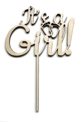 Topper na tort "It's a Girl!" baby shower