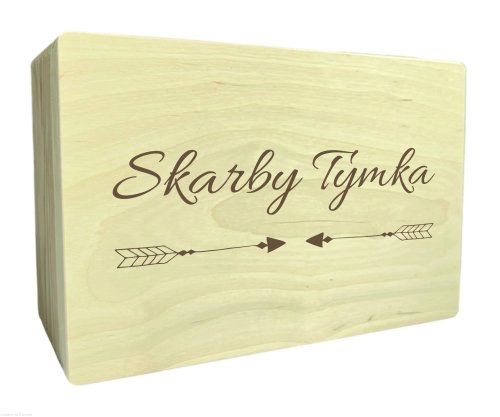 Skrzynka drewniana z grawerem 30x20 cm