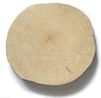 Plaster drewna Brzoza szlifowana 45-50 cm / 5 cm -  bez kory