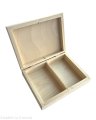Pudełko drewniane 16x12 cm na biżuterię z magnesem