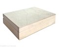 Pudełko drewniane 16x12 cm na biżuterię z magnesem