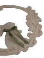 Wianek świąteczny drewniany 38 cm Wielkanoc  