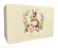 Skrzynka drewniana WIELKANOC 30x20 cm PREZENT nadruk UV kolorowy  RÓŻNE WZORY