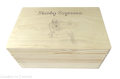 Skrzynka drewniana z grawerem SPIDERMAN 30x20 cm