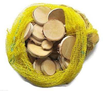 Plaster drewna Brzoza zestaw 20 szt nieszlifowane krążki EKO 6,5-8,5 / 0,8 cm