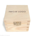 Pudełko drewniane Z GRAWEREM Twoje LOGO Twój GRAWER 10x10 cm