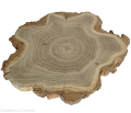 Akacja szlifowana 25-30 cm / 2 cm nieregularne kształty