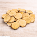 Plastry drewna Zestaw 20 szt. brzoza nieszlifowana 4-6 cm / 0,8 cm