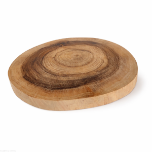 Plaster drewna Orzech bez kory OLEJOWANY szlifowany 23-27 / 2 cm