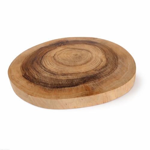 Plaster drewna Orzech bez kory OLEJOWANY szlifowany 23-27 / 2 cm