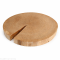 Plaster drewna dąb bez kory 50-55 / 4 cm - z pęknięciem