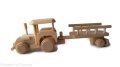 Traktor z wozem ZABAWKA EDUKACYJNA Montessori