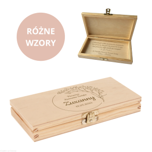 Pudełko na banknoty pieniądze Pierwsza Komunia Święta Prezent