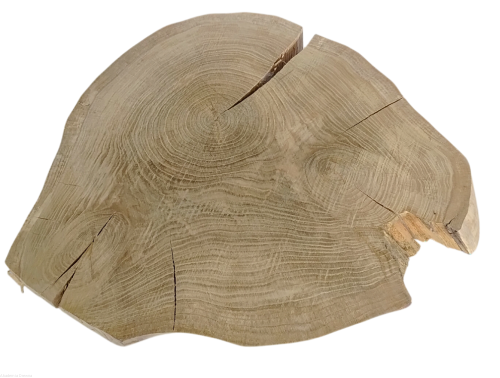 Plaster drewna Dąb szlifowany 52-56 cm / 5 cm  UNIKAT