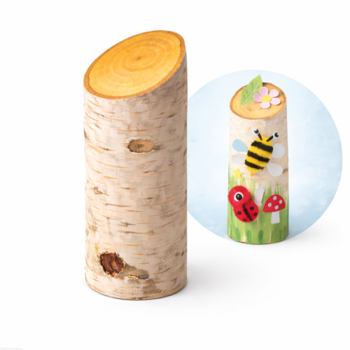 Pieniek pień brzozowy do dekoracji / prac kreatywnych DIY