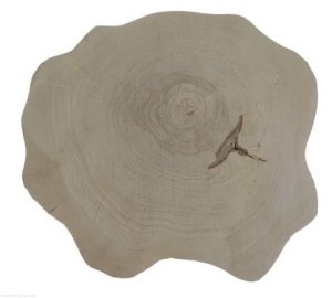 Plaster drewna Brzoza szlifowana 37-43 cm / 4 cm  UNIKAT bez kory