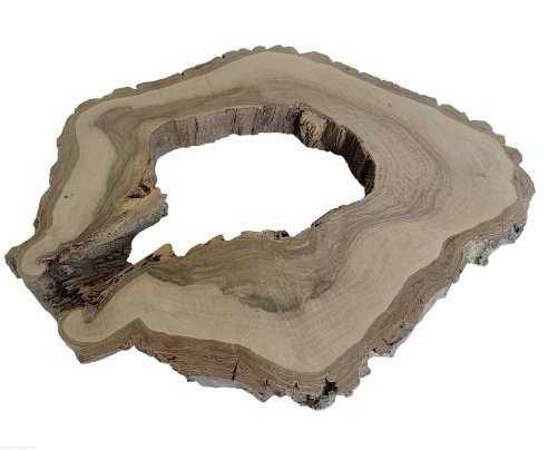 Plaster drewna Orzech włoski szlifowany 41-50 cm / 3,8 cm UNIKAT