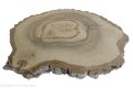 Plaster drewna Orzech włoski szlifowany 40-45 cm / 3 cm UNIKAT