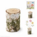 Pieniek 10 cm pień brzozowy z otoworem 20 mm do dekoracji / prac kreatywnych DIY