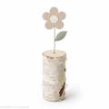 Pieniek 20 cm pień brzozowy z otoworem 20 mm do dekoracji / prac kreatywnych DIY