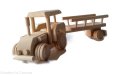 Traktor z wozem ZABAWKA EDUKACYJNA Montessori