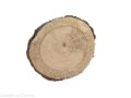 Plaster drewna Dąb szlifowany 15-18 cm / 2 cm  z ubytkami kory, z pęknięciem